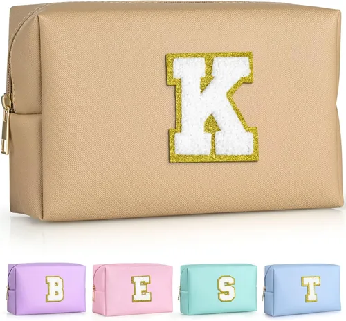 Miniatura 139 de TOPEAST - Bolso de maquillaje para mujer, G Blanco nacarado-rosa