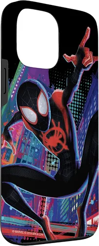 Miniatura 3 de Funda para iPhone 13 Pro Max Marvel Spider-Man Into the Spider-Verse Miles Morales City