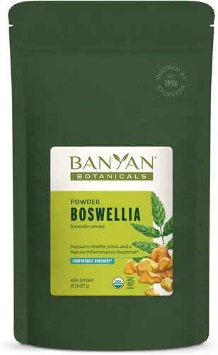 Banyan Botanicals Boswellia Polvo – Resina orgánica de incienso indio – Soporte articular ayurvédico para un movimiento saludable y cómodo* – 1/2