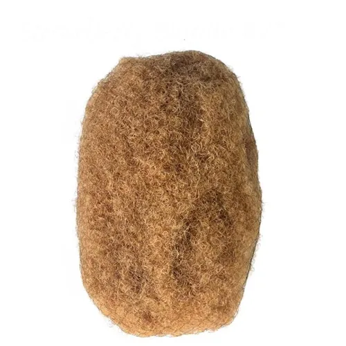 Miniatura 4 de Cabello humano afro ajustado, ideal para hacer o reparar rastas permanentes, rizos y trenzas, 4 paquetes/paquete (8 pulgadas/9.2 in, rubio miel #27)