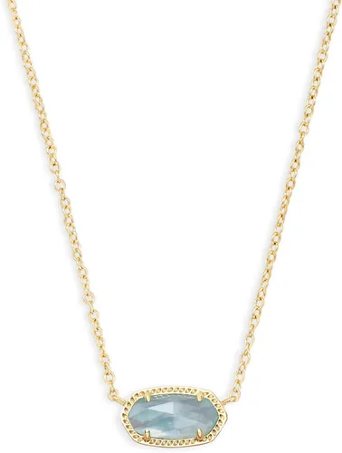 Miniatura 91 de Kendra Scott - Collar Elisa con dije para mujer, joyería de moda, chapado en oro de 14 quilates