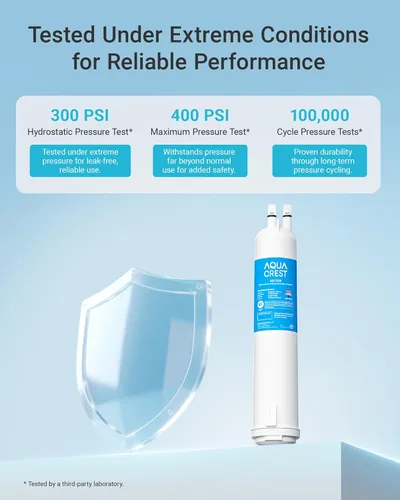 Miniatura 7 de AQUA CREST EDR3RXD1 Reemplazo para 4396841, Filtro Everydrop® 3, 4396710, Kenmore® 46-9083, 46-9030, Filtro de agua para refrigerador, 1 Filtro