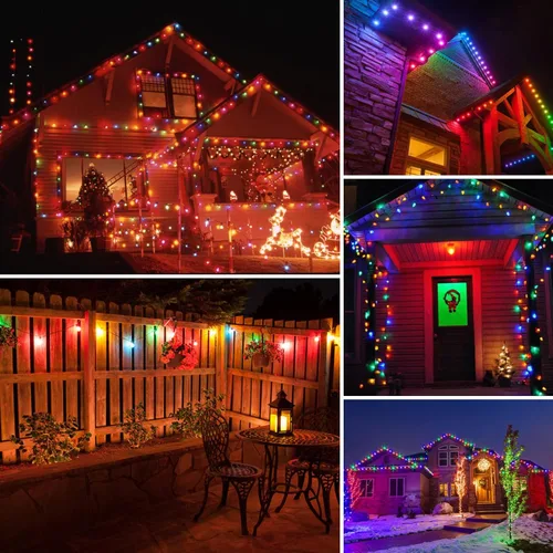 Miniatura 7 de Meconard Paquete de 15 bombillas LED S14 de colores para tira de luces, 1 vatio, de plástico inastillable e impermeable, bombillas de repuesto