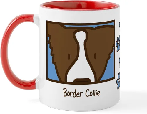 Miniatura 11 de CafePress Anime Brown Border Collie Mug 11 oz (325 ml) Ceramic Coffee Mug