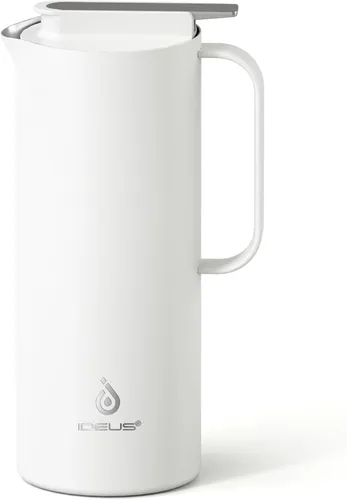 Miniatura 19 de IDEUS Jarra térmica para café 68oz (2,000ml), Jarra de acero inoxidable de doble pared aislada al vacío, Jarra de agua, servidor de café