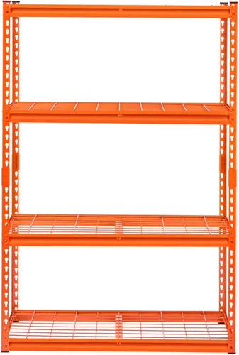 Miniatura 9 de VEVOR Estantes de almacenamiento, 2400 libras, estantería de garaje resistente de 4 niveles, 20 pulgadas de profundidad x 40 pulgadas de ancho x 60
