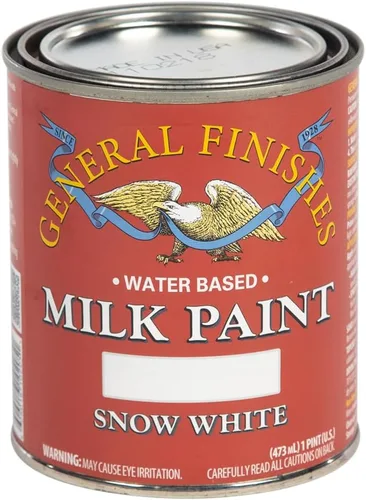 Miniatura 19 de General Finishes Pintura de leche a base de agua, 1 cuarto de galón, lino