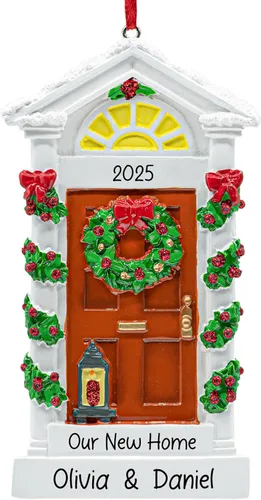 Miniatura 7 de Adorno de Navidad personalizado para casa de playa 2026 Casa de vacaciones de verano con arena para árbol de Navidad Nueva casa de playa