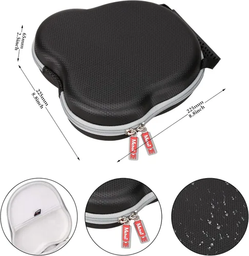 Miniatura 7 de Estuche rígido para llevar auriculares compatible con Pioneer DJ HDJ-X5, AirPods Max, SteelSeries Arctis Series - Bolsa de almacenamiento de viaje