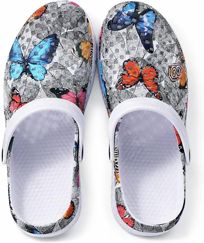 Miniatura 3 de Womens Clogs Shoes Unisex Summer Garden Clogs Shoes Non-Slip Quick Drying Sandals Casual Slippers