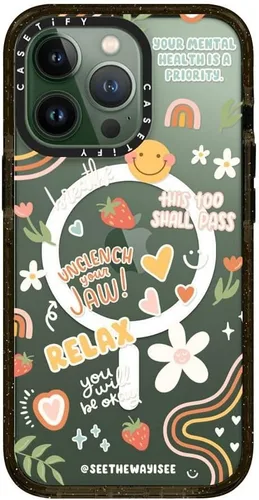 Miniatura 294 de Funda Impact de CASETiFY para iPhone 13 Pro Max con Magsafe - Estuche Claro Cuento de Invierno - Claro Negro Estuche transparente Winter Tale