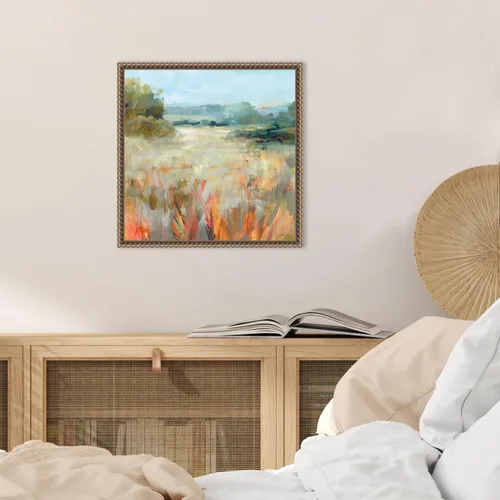 Miniatura 5 de Amanti Art Danhui Nai - Lienzo enmarcado para pared, 16 x 16 pulgadas, perdido en las hierbas, lienzo enmarcado para pared, obras de arte