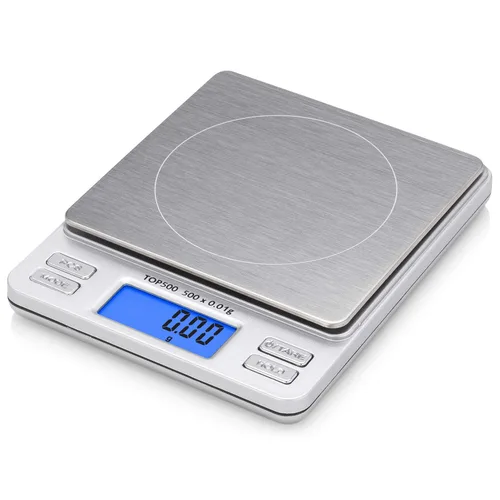 Miniatura 8 de Smart Weigh Báscula digital Pro de bolsillo 17.64 oz x 0.00 oz – 6 unidades: g, oz, gn, ozt, DWT, ct – Alta precisión para cocina, hierbas y joyas