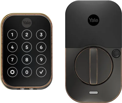 Miniatura 10 de Yale Assure Lock 2 Cerrojo de Seguridad, Cerradura de Puerta de Entrada Digital con Pantalla Táctil en Ante Negro con Teclado Electrónico y Llave