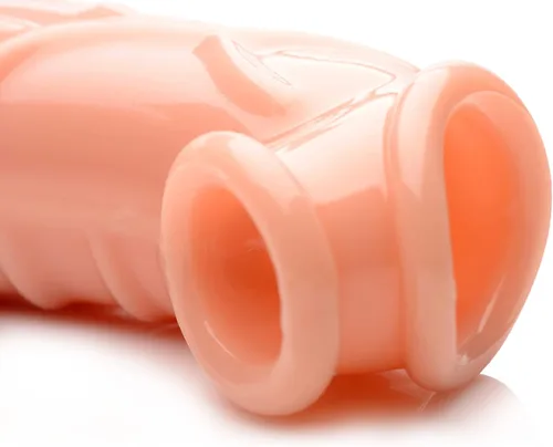 Miniatura 3 de Size Matters: Extensor de manga de gallo de carne de 2 pulgadas, para parejas masculinas y adultas