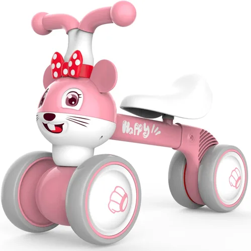Miniatura 11 de YGJT Juguetes de bicicleta de equilibrio para bebés para niñas de 1 año, regalos de primer cumpleaños para niños de 10 a 36 meses, sin pedal, 4
