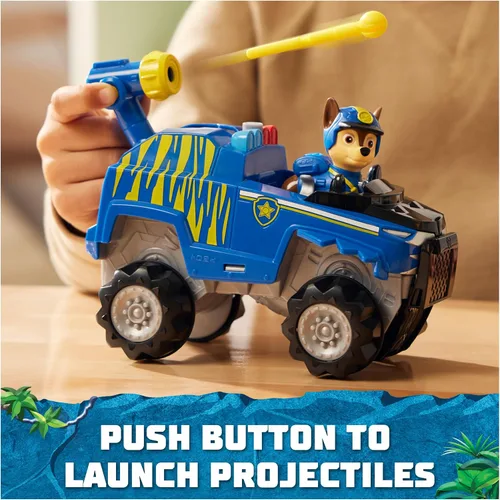 Miniatura 3 de Paw Patrol Jungle Pups, vehículo Chase Tiger, camión de juguete con figura de acción coleccionable, juguetes para niños y niñas a partir de 3 años