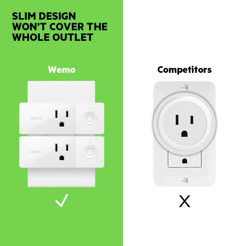 Miniatura 7 de Wemo - Mini enchufe inteligente, mini conector inteligente, Blanco
