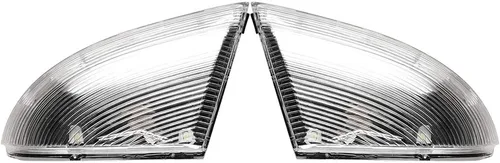 Miniatura 3 de Espejo lateral LED intermitente, luz de charco para conductor y pasajero, lente transparente para 68064948AA 68064949AA compatible con Dodge Ram