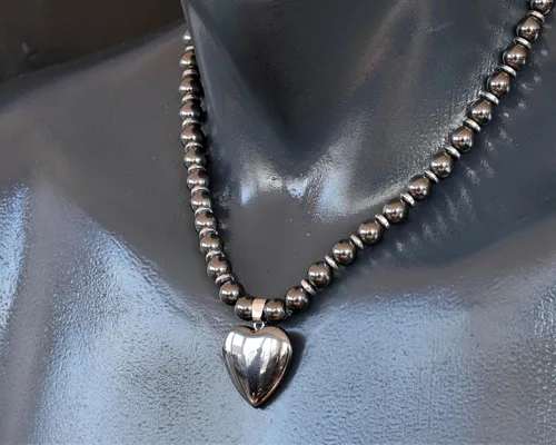 Miniatura 24 de Colgante de corazón de aventurina natural, Collar de cuentas de aventurina genuina, Collar de piedra verde, Collar de piedras preciosas, Cuentas