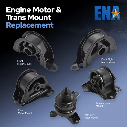 Miniatura 2 de ENA Juego de 5 soportes de motor y trans compatibles con Honda 1997 1998 1999 2000 2001 CRV CR-V 2.0L con transmisión automática de repuesto