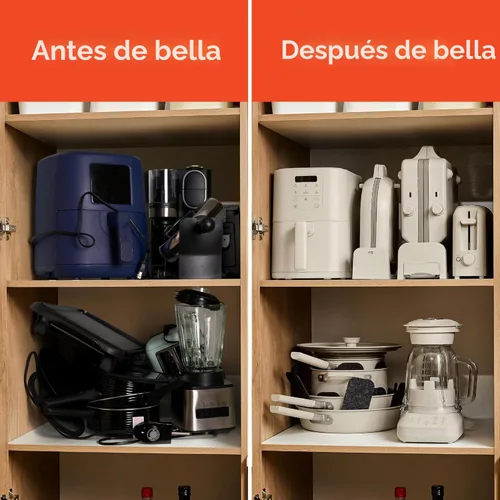 Miniatura 8 de Bella Plancha de cerámica plegable Fold-n-Store de doble temperatura de 10" x 20", utensilios de cocina que se adaptan a cualquier lugar™, Vidrio