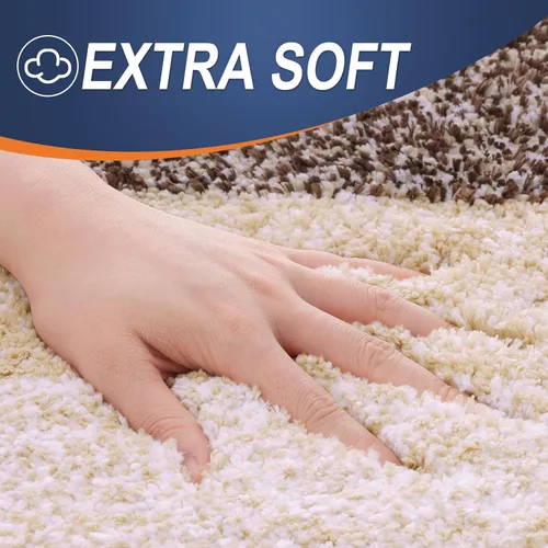 Miniatura 5 de OLANLY Juego de 2 alfombras de baño y alfombras de baño ombré, tamaño de alfombra de baño 24 x 16 pulgadas y juego de alfombras de baño 30 x 20 + 24