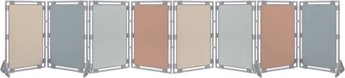 Miniatura 15 de Children's Factory Juego de 3 paneles de juego rectangulares, panel divisor de habitación para niños, partición de aula, pantalla independiente