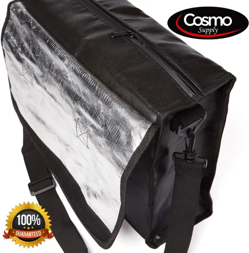 Miniatura 4 de Cosmo - Bolsas de documentos ignífugas, bolsa grande ignífuga para dinero en efectivo con correa para el hombro, bolsa de dinero impermeable e
