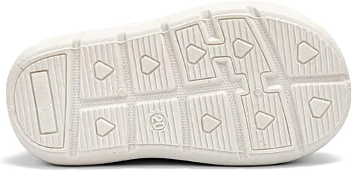 Miniatura 5 de OAISNIT Botas de nieve para bebés y niñas con suela de goma antideslizante, zapatos de invierno con pantuflas casuales de piel de felpa cálida