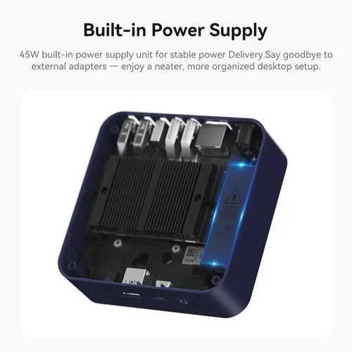 Miniatura 4 de Beelink EQ Mini PC, Intel Twin Lake N150(Up to 3.6GHz) 4C/4T, Computer 12GB LPDDR5 RAM 500GB SSD, Computer Dual HDMI 4K UHD