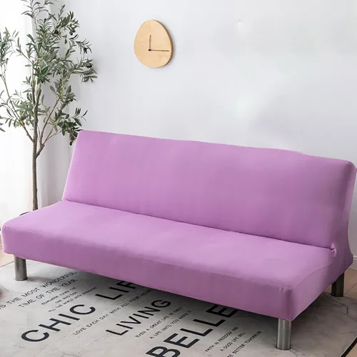 Miniatura 24 de Funda de sofá sin brazos, protector de muebles, funda elástica para sofá sin apoyabrazos, funda de elastano elástica para niños, mascotas y perros