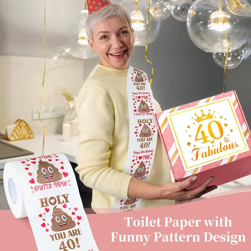Miniatura 6 de Regalos de cumpleaños 40 para mujeres, divertidos regalos de cumpleaños de 40 años para mujeres, decoraciones de 40 y fabulosa, ideas de regalo