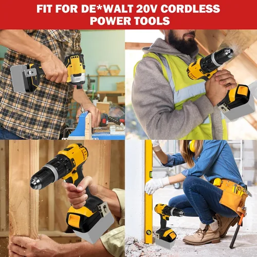 Miniatura 8 de MIL18DL para Milwaukee a adaptador de batería Dewalt, conversión para batería Milwaukee M18 de 18 V a para herramientas eléctricas Dewalt 20 V
