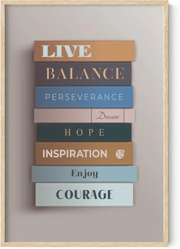 Miniatura 61 de HAUS AND HUES Mindset is Everything - Pósteres motivacionales para pared, póster motivacional para oficina, aula, impresiones artísticas