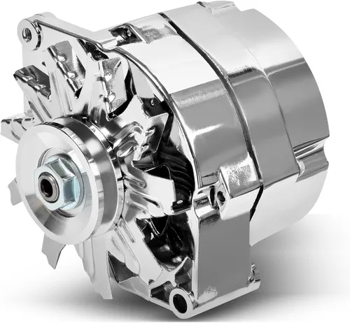 Miniatura 20 de Alternador apto para Chevy para Buick, reemplazo de alternador de alto rendimiento para 1 un cable autoexcitante, para alternador GM Chrome ADR0335