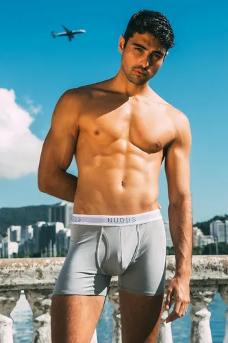 Miniatura 5 de NUDUS Ropa interior de bambú y rayón para hombre, elegante, suave, con bragueta - Juego de 4 en caja de regalo