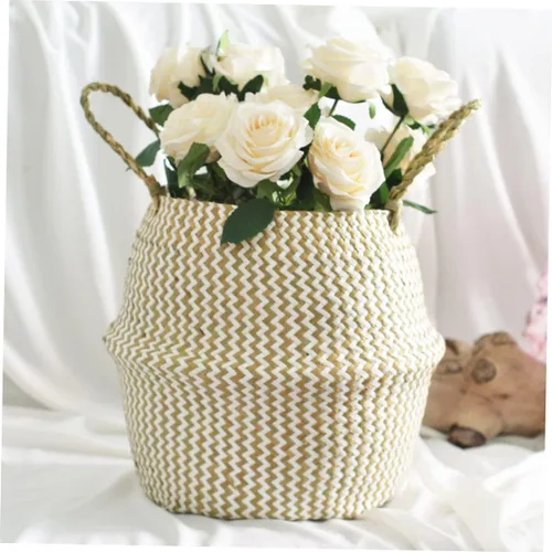 Miniatura 8 de Cesta de almacenamiento de mantas, cesta de lavandería, cesta decorativa tejida, cesta de almacenamiento, cesta de ropa, cesta de habitación, cesta