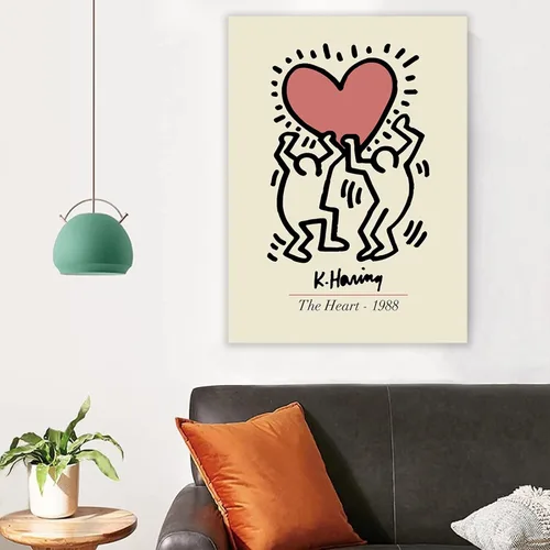 Miniatura 4 de Atrippy Pósteres minimalistas grandes, tapiz artístico para dormitorio, tapiz estético de pared de dibujos animados, bohemio y divertido póster