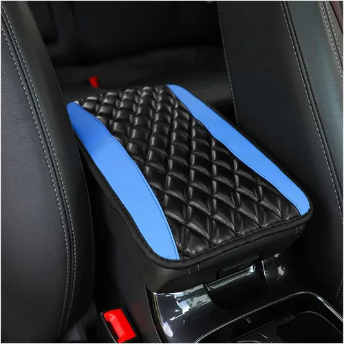 Miniatura 15 de Moly Magnolia Cojín Acolchado para Consola Central de Automóvil, Cubierta Protectora Universal de Cuero Impermeable para Caja de Asiento