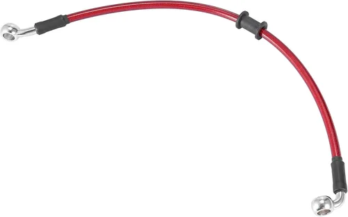 Miniatura 44 de Motoforti Universal 40 cm 15.75" Manguera de Aceite para Freno y Embrague de Motocicleta, Tubo de Línea Hidráulica Reforzada, Acero Inoxidable Negro
