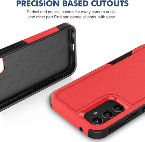 Miniatura 307 de Jeylly Compatible con Samsung Galaxy A22 5G Funda, Funda Samsung A22 5G con 2pcs protectores de pantalla de vidrio templado