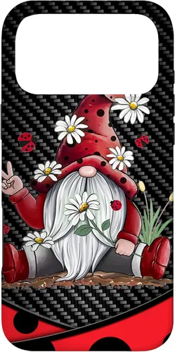 Miniatura 22 de Red Gnome Hippie Daisy Flowers Gnome Ladybugs - Christmas Case for iPhone 17