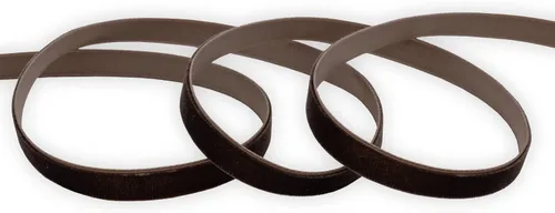 Miniatura 53 de Cinta de terciopelo negro de 1 1/2 pulgadas de una cara de nylon para envoltura de regalos, lazos para el pelo, gargantilla, decoraciones de boda