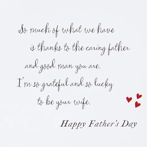 Miniatura 4 de Tarjeta de felicitación por el día del padre Hallmark. Tarjeta de felicitación para marido o pareja (idioma español no garantizado)