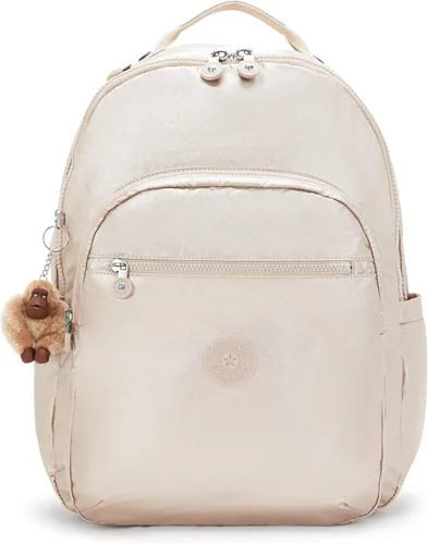 Miniatura 12 de Kipling Seoul - Mochila para portátil extra grande de 17", Lavanda C, Grande