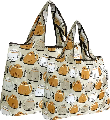 Miniatura 43 de allydrew Large Foldable Tote Nylon Reusable Grocery Bags