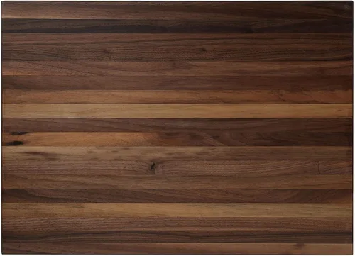 Miniatura 6 de CONSDAN Tabla de cortar de nogal para cocina, madera dura cultivada en EE.UU., 20 x 15 pulgadas, con asa interior invisible, preacabada con aceite