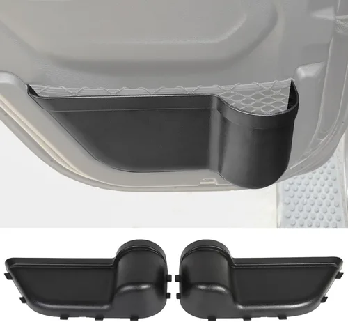 Miniatura 12 de YOCTM Organizador de consola central para Jeep Wrangler JL Gladiator JT 2018 2019 2020 2021 2022 Bandeja Insertar reposabrazos Caja de Organizador