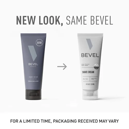Miniatura 2 de Bevel Crema de afeitar para hombres, crema de afeitar hidratante con aloe vera y vitamina E para calmar la piel y prevenir golpes de afeitar, 4